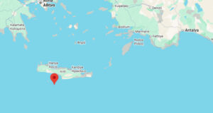 زلزال قرب جزيرة كريت