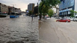 عاصفة مفاجئة تضرب أنقرة.. الأحياء تغرق وفرق الطوارئ تستنفر