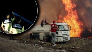 جريمة موثقة بالصوت والصورة: إشعال متعمد للحرائق في إسطنبول بقنابل مولوتوف!