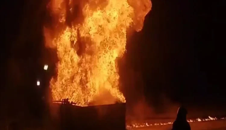 ديار بكر: حريق مفاجئ في موقع نفطي يُصيب عددًا كبيرًا من الأشخاص