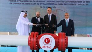 انطلاق أول تدفّق للغاز الأذربيجاني إلى سوريا عبر تركيا!