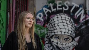 أمريكية من شوارع إسطنبول: التضامن مع فلسطين أكبر اختبار للإنسانية