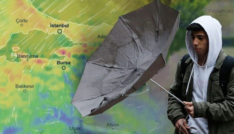 تحذير بالرمز "الأصفر" يشمل 13 ولاية بينها إسطنبول وإزمير! عاصفة قوية قادمة