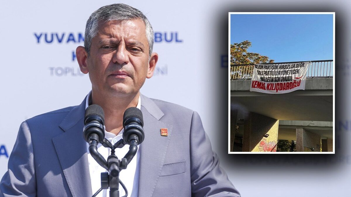 دش بارد لأوزغور أوزيل: لافتة كليجدار أوغلو تربك تجمع حزب الشعب الجمهوري في إسطنبول 33