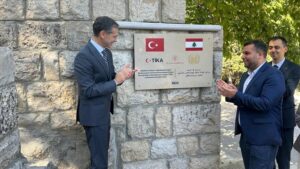 “تيكا” التركية ترمم سبيل ماء السلطان عبد الحميد الثاني في لبنان