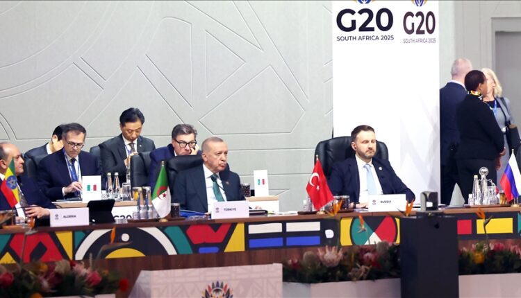 أردوغان يدعو "مجموعة العشرين" لبناء اقتصاد عالمي أكثر شمولا