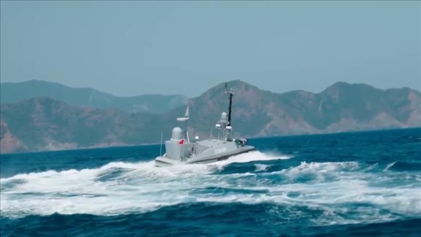 اختبار جديد المسيرة التركية البحرية مارلين تصيب الهدف